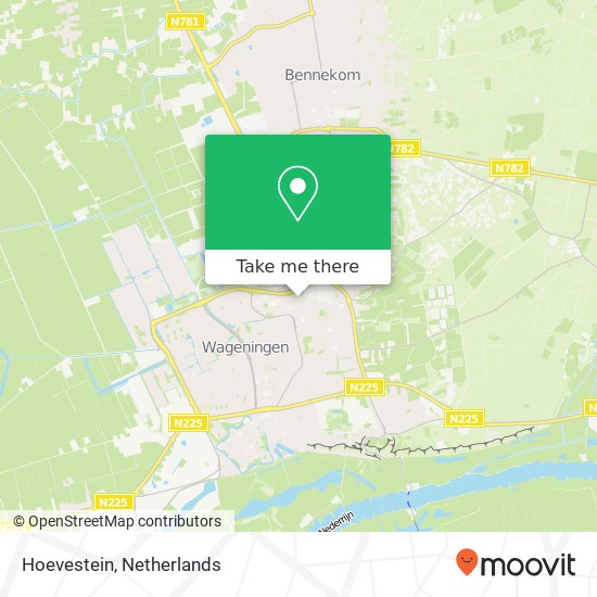 Hoevestein map