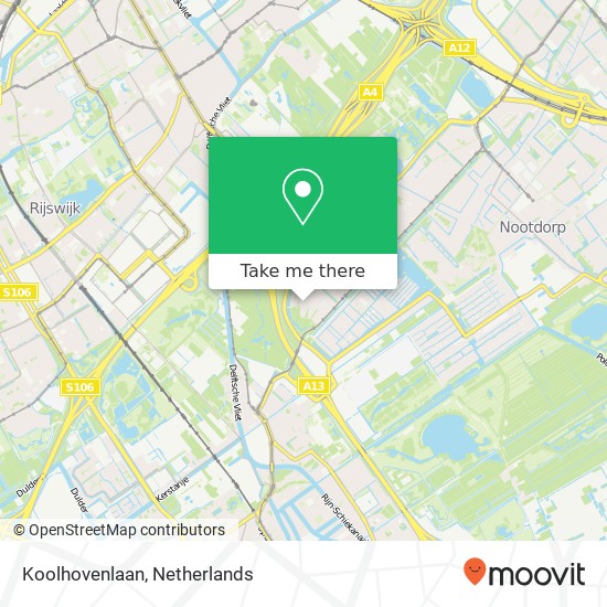 Koolhovenlaan map