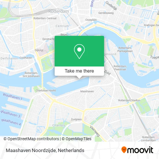 Maashaven Noordzijde map