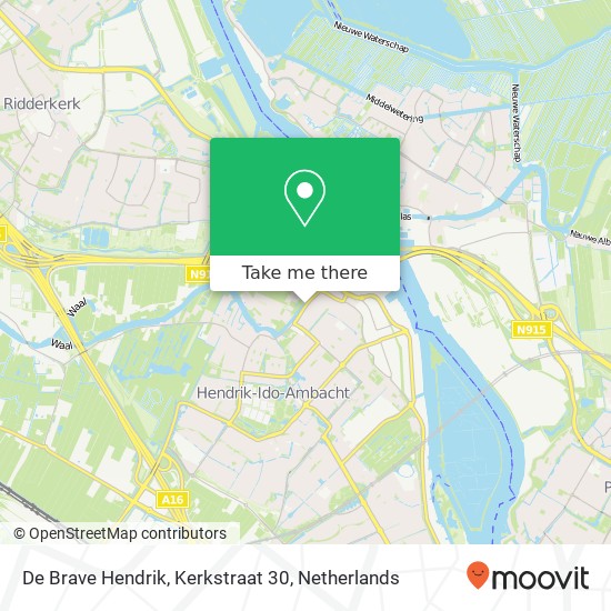 De Brave Hendrik, Kerkstraat 30 map