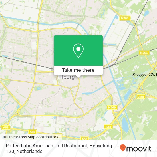 Rodeo Latin American Grill Restaurant, Heuvelring 120 map