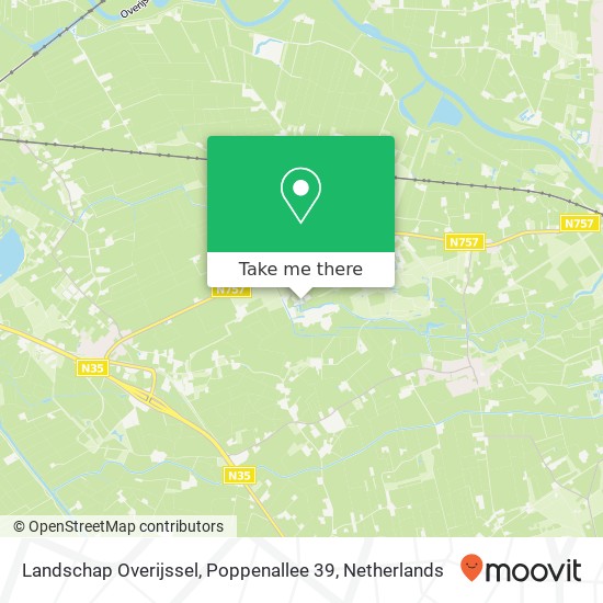 Landschap Overijssel, Poppenallee 39 map