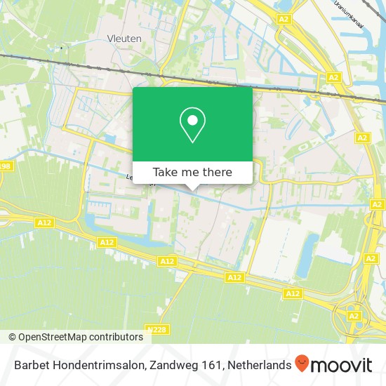 Barbet Hondentrimsalon, Zandweg 161 map