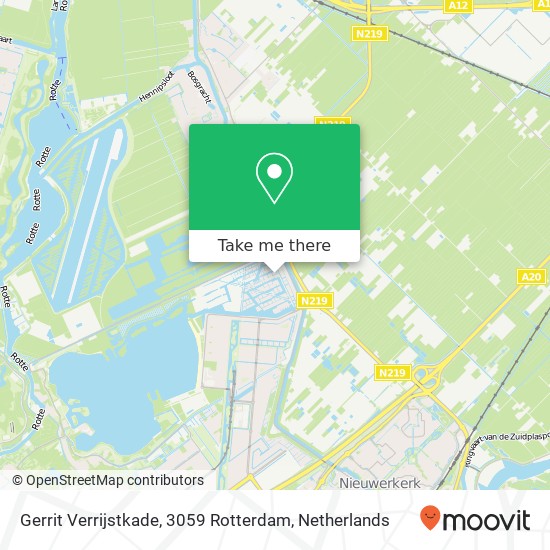 Gerrit Verrijstkade, 3059 Rotterdam map