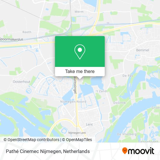 Pathé Cinemec Nijmegen map