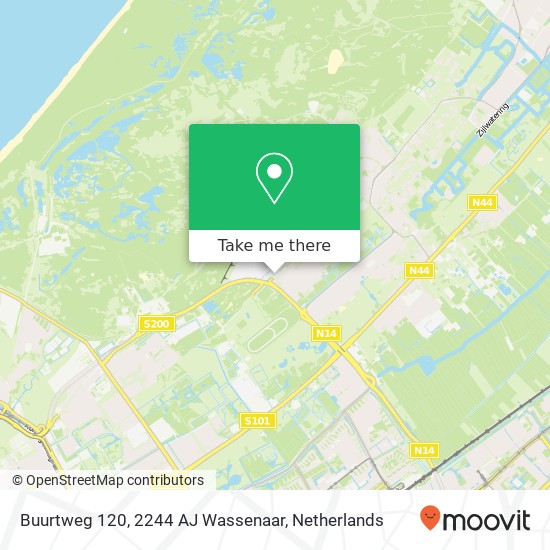 Buurtweg 120, 2244 AJ Wassenaar map