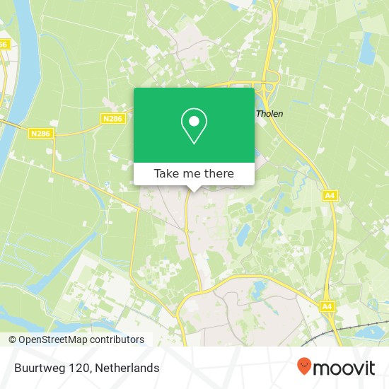 Buurtweg 120, 4661 LE Halsteren map