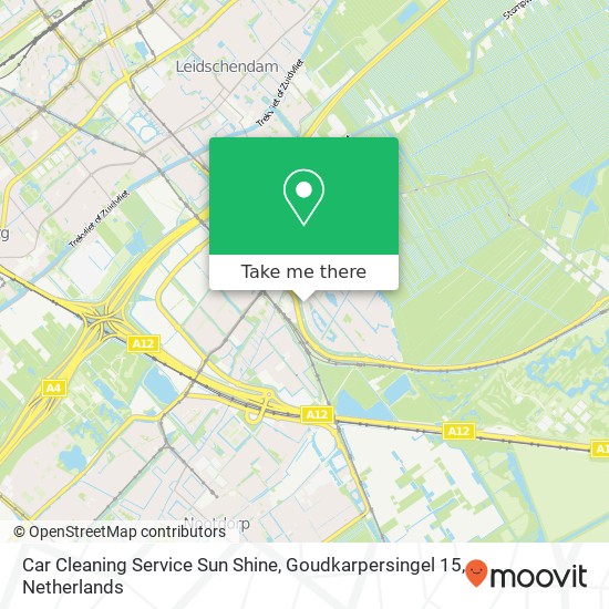 Car Cleaning Service Sun Shine, Goudkarpersingel 15 Karte