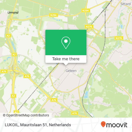 LUKOIL, Mauritslaan 51 map