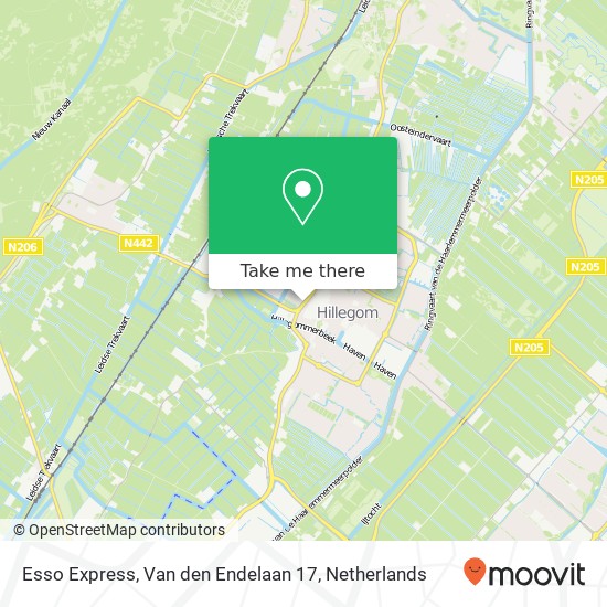 Esso Express, Van den Endelaan 17 map