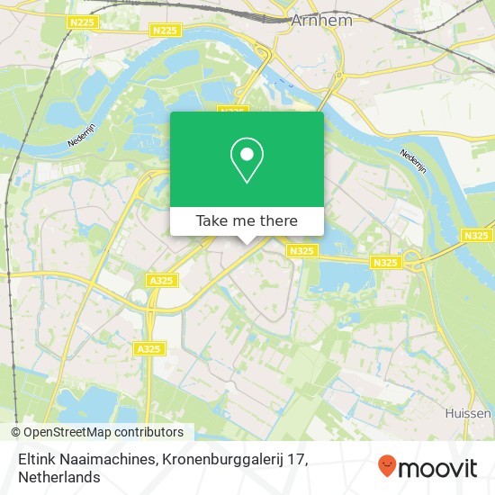 Eltink Naaimachines, Kronenburggalerij 17 map