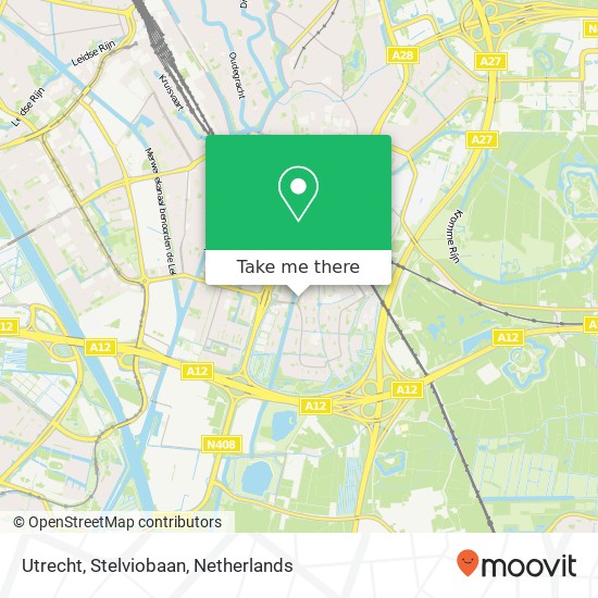 Utrecht, Stelviobaan map