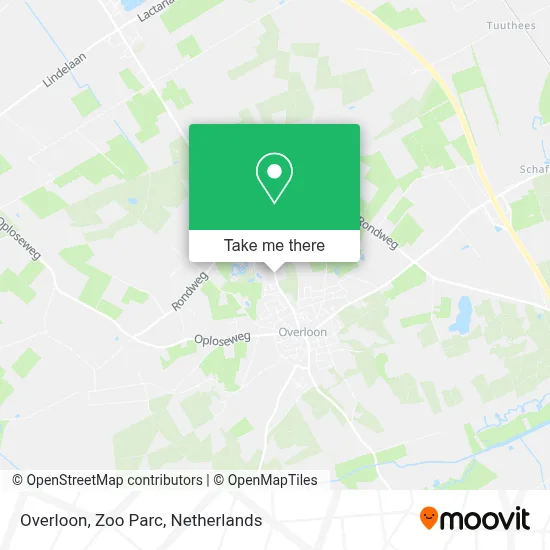 Overloon, Zoo Parc map