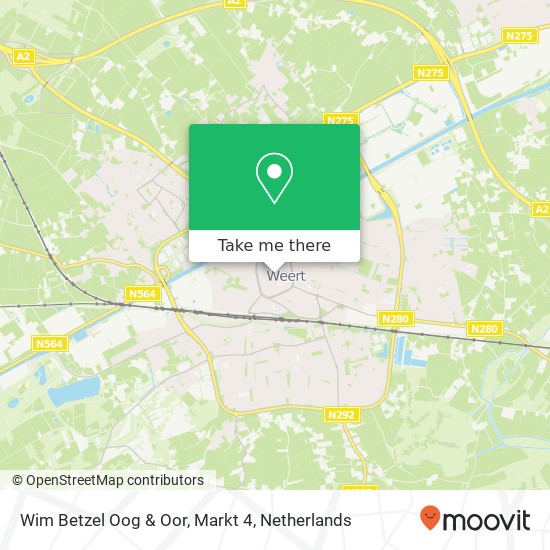 Wim Betzel Oog & Oor, Markt 4 map