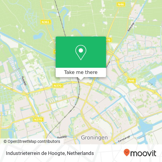 Industrieterrein de Hoogte Karte