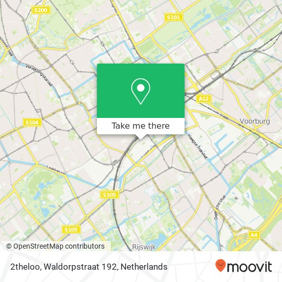 2theloo, Waldorpstraat 192 map