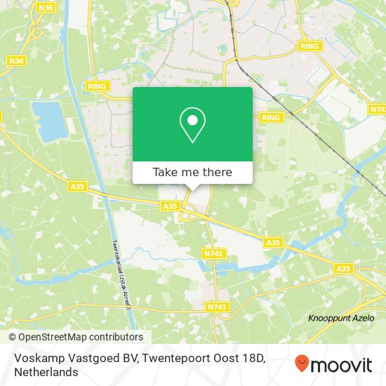 Voskamp Vastgoed BV, Twentepoort Oost 18D Karte