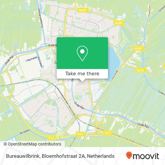 Bureauwilbrink, Bloemhofstraat 2A map