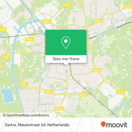 Sarkis, Nieuwstraat 64 map