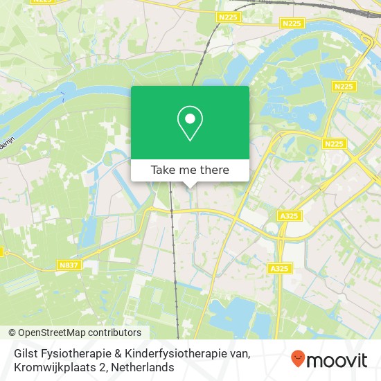 Gilst Fysiotherapie & Kinderfysiotherapie van, Kromwijkplaats 2 map