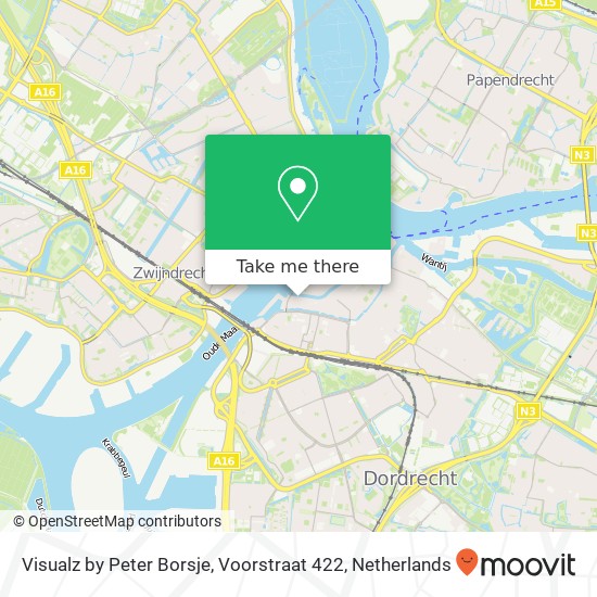 Visualz by Peter Borsje, Voorstraat 422 Karte