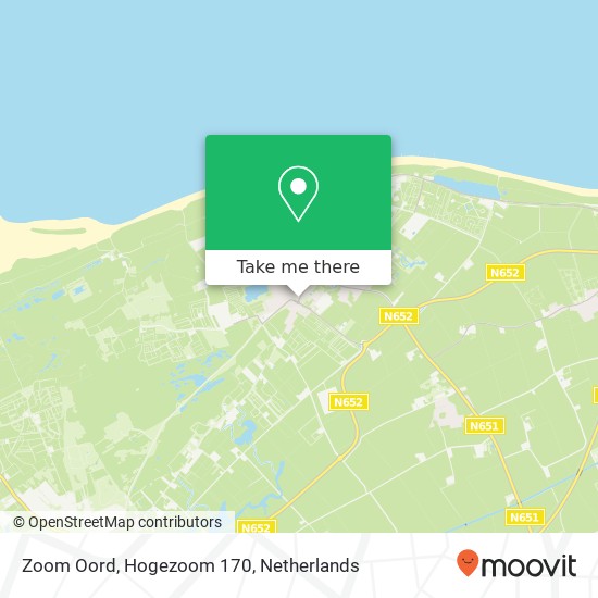 Zoom Oord, Hogezoom 170 map