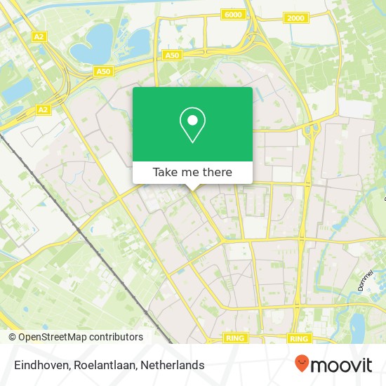 Eindhoven, Roelantlaan map