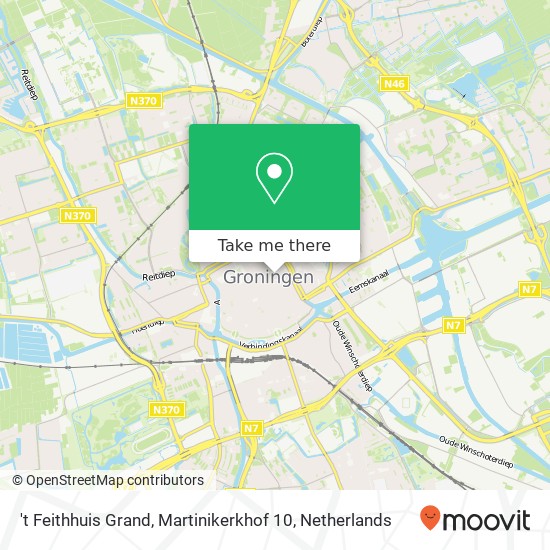 't Feithhuis Grand, Martinikerkhof 10 map