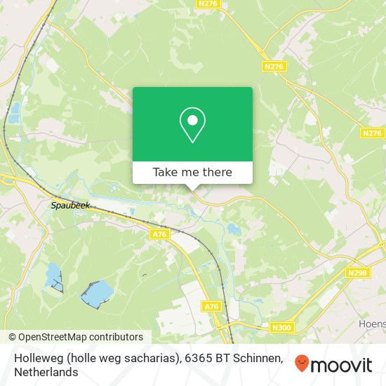 Holleweg (holle weg sacharias), 6365 BT Schinnen Karte