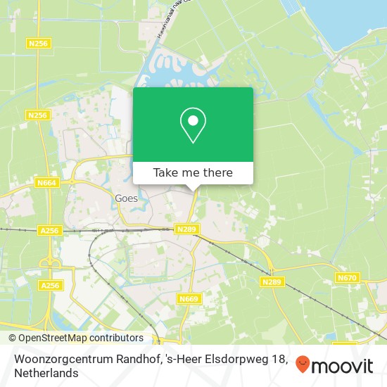 Woonzorgcentrum Randhof, 's-Heer Elsdorpweg 18 map