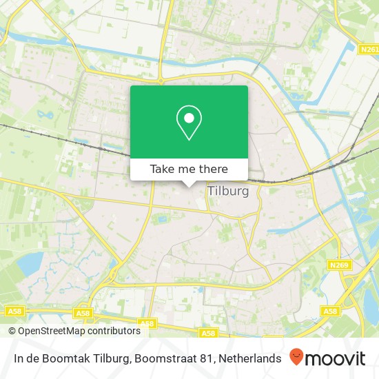 In de Boomtak Tilburg, Boomstraat 81 map