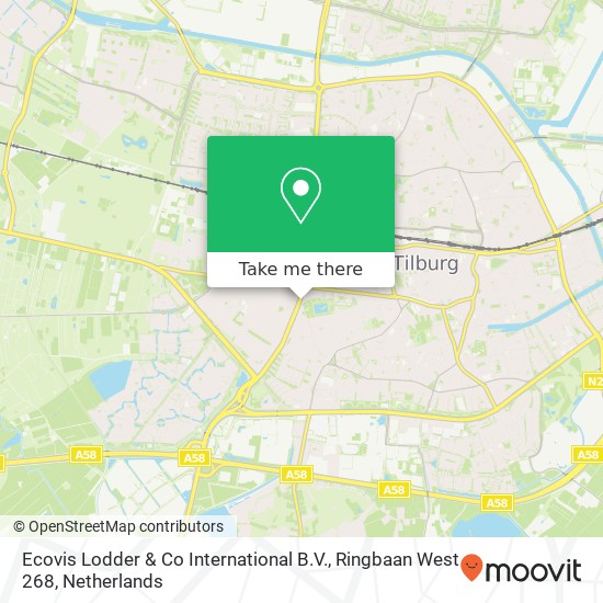 Ecovis Lodder & Co International B.V., Ringbaan West 268 Karte
