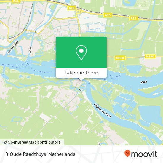 't Oude Raedthuys, Hoogstraat 47 map