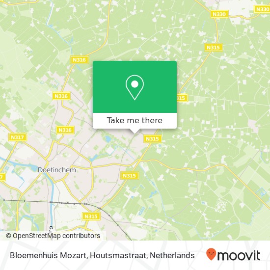 Bloemenhuis Mozart, Houtsmastraat map