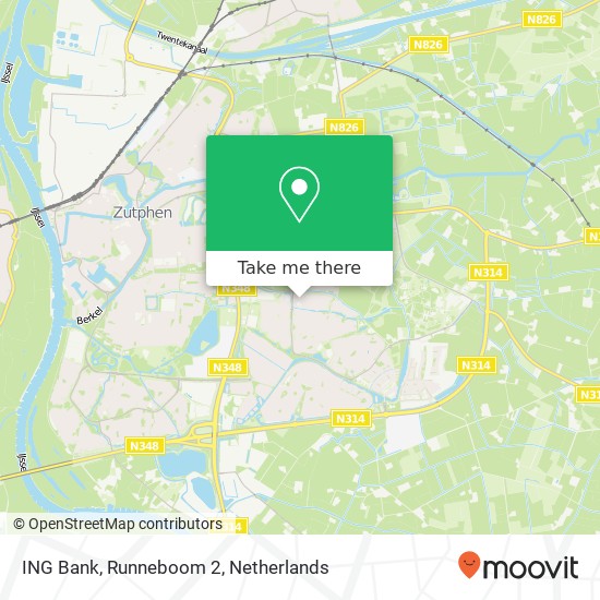 ING Bank, Runneboom 2 map