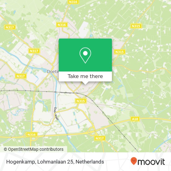 Hogenkamp, Lohmanlaan 25 map