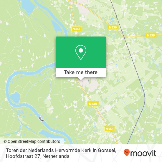 Toren der Nederlands Hervormde Kerk in Gorssel, Hoofdstraat 27 map