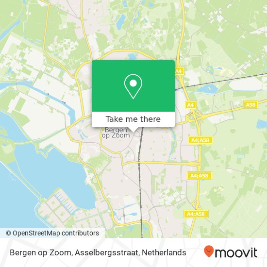 Bergen op Zoom, Asselbergsstraat map