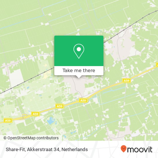 Share-Fit, Akkerstraat 34 map