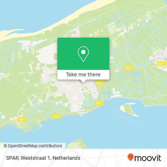 SPAR, Weststraat 1 map