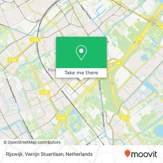 Rijswijk, Verrijn Stuartlaan map
