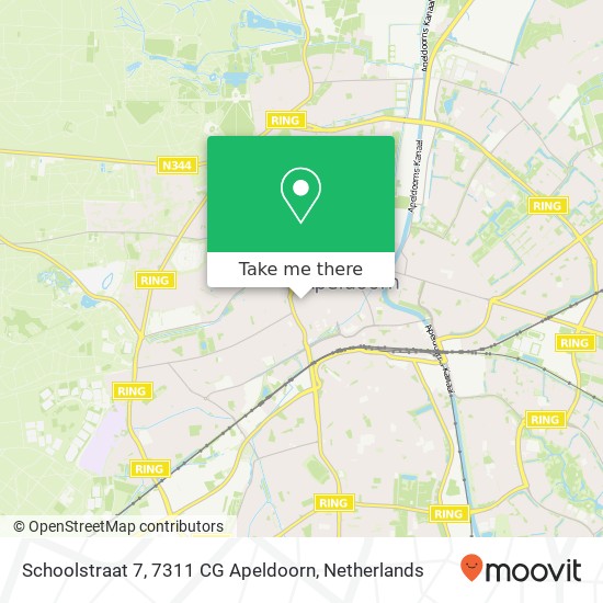 Schoolstraat 7, 7311 CG Apeldoorn map