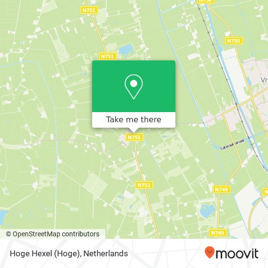 Hoge Hexel map