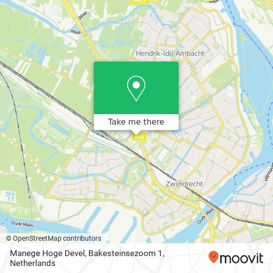Manege Hoge Devel, Bakesteinsezoom 1 map