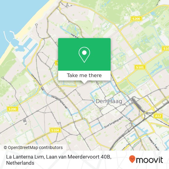 La Lanterna Lvm, Laan van Meerdervoort 40B Karte