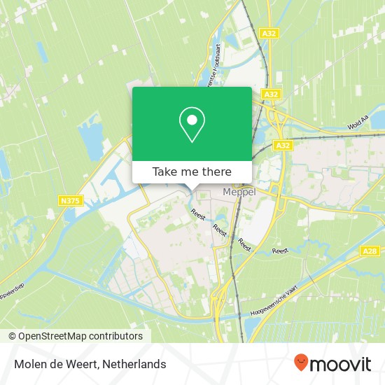 Molen de Weert map