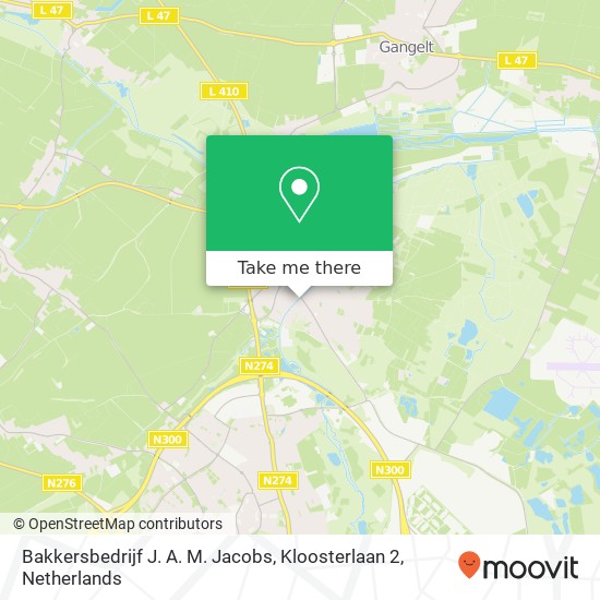 Bakkersbedrijf J. A. M. Jacobs, Kloosterlaan 2 map