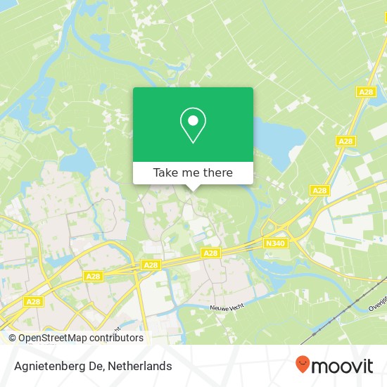 Agnietenberg De map