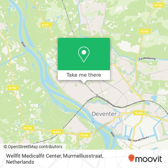 Wellfit Medicalfit Center, Murmelliusstraat Karte