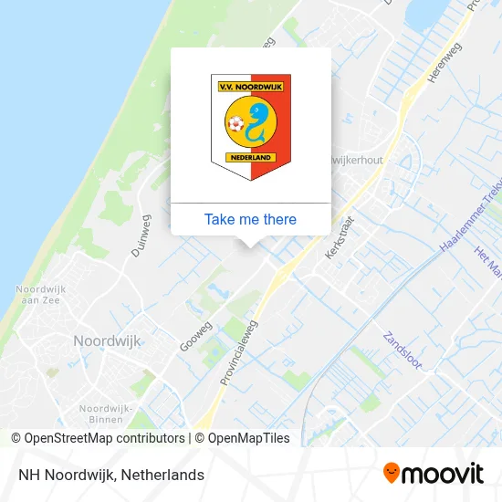 NH Noordwijk map